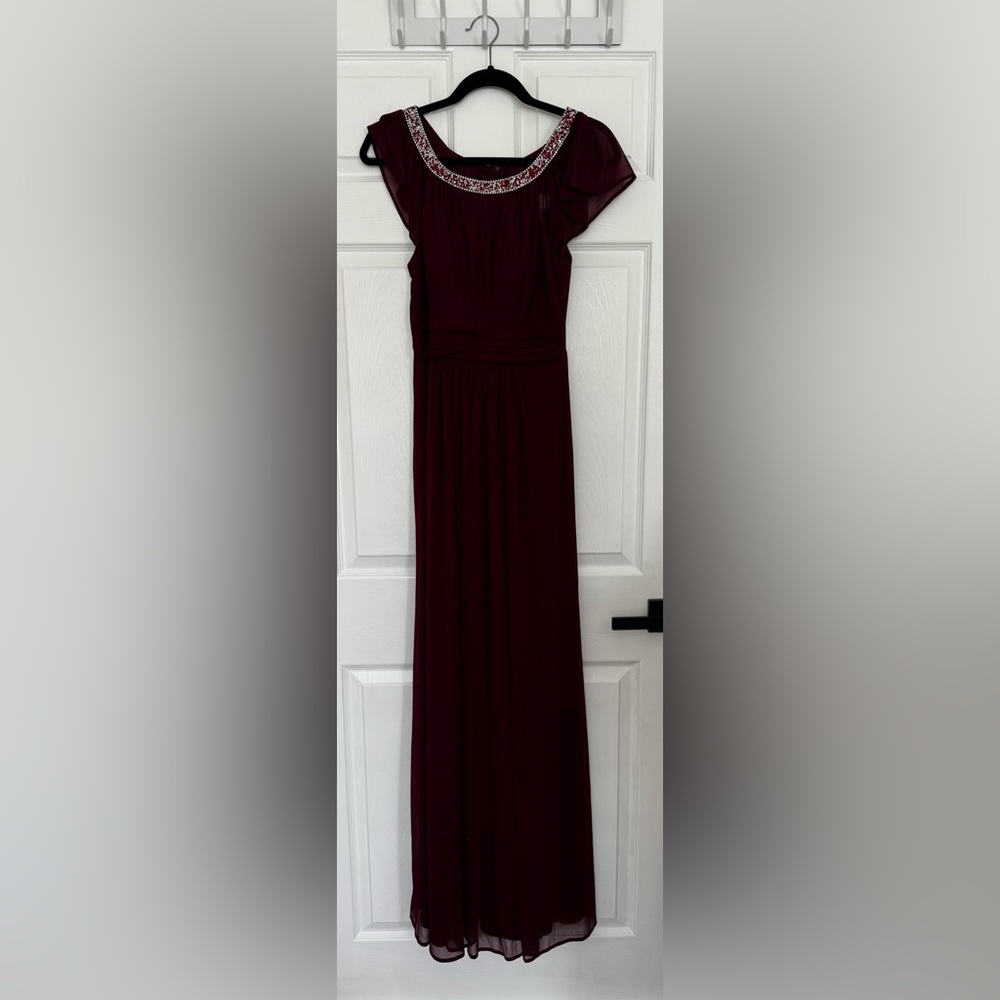 ASOS Fiesta Fashion Burgundy Maxi Dress